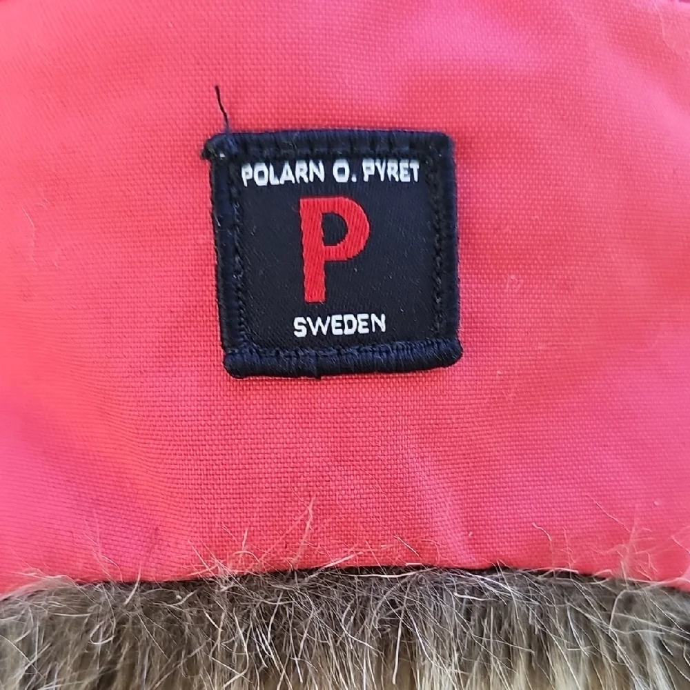 Polarn O. Pyret Kids Winter Trapper Hat Size 54 (6–9 Years) Pink Faux Fur